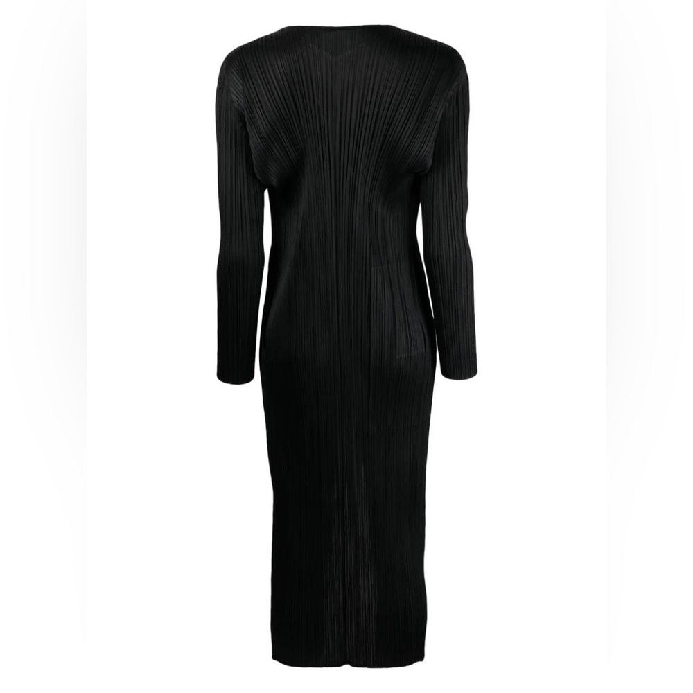 PLEATS PLEASE ISSEY MIYAKE PLEATED DRESS BLACK